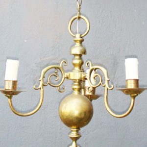 3 arm Dutch Chandelier