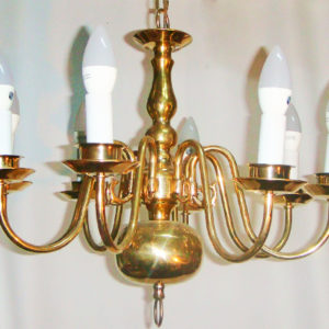 6 Arm Dutch Chandelier