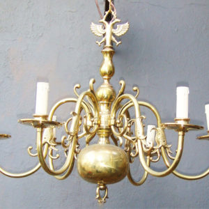 6 Arm Flemmish chandelier