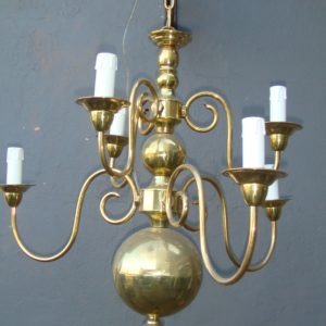 Double tier PVD Chandelier
