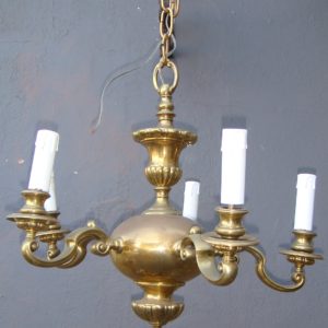 GEC Antique 5 branch chandelier