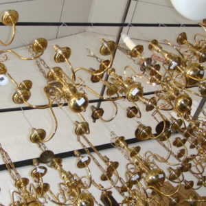 Range of Brass Dutch Chandeliers