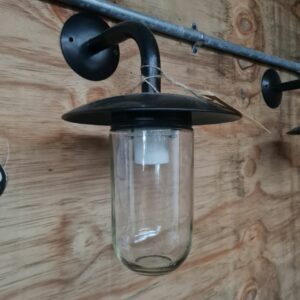 Black Short Wall Light