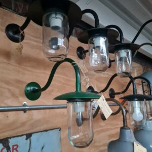 Black Gooseneck Steel Wall Light
