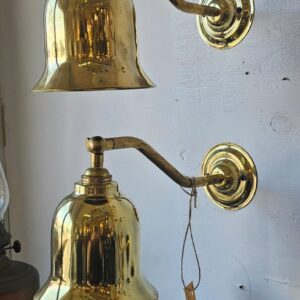 LWS Brass Classic wall Light with Brass Bell Shade