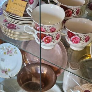 Queen Ann Tea cups and side plates (set of 6 each)
